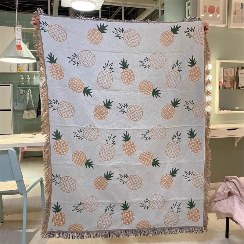 Plaid jetable tapisserie imprimé artistique pour décoration murale et canapé