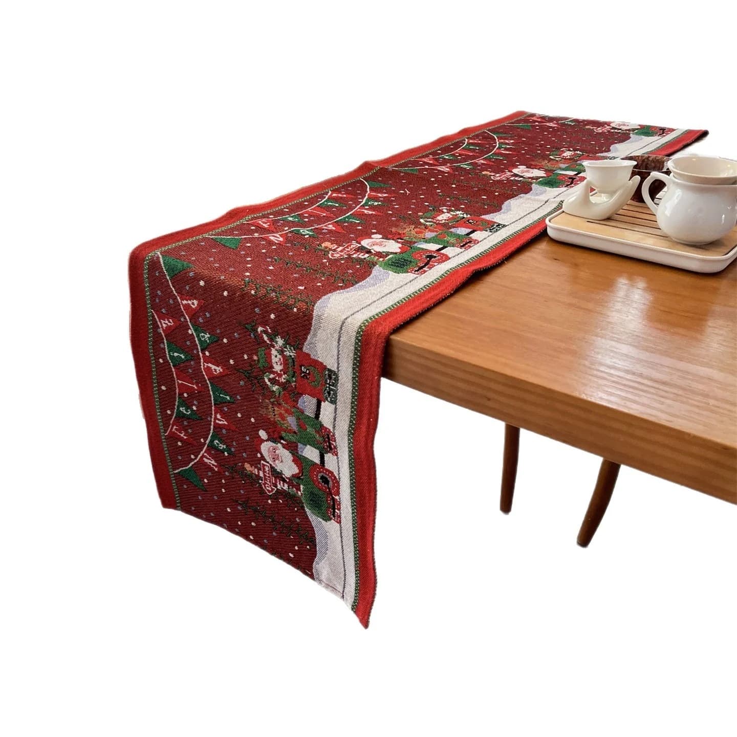 Chemin de table de Noël décoratif pour fêtes