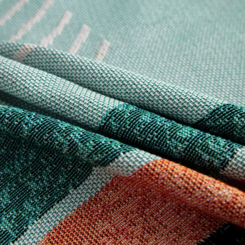 Plaid de canapé à motifs géométriques